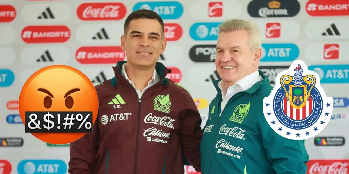 Foto: Fútbol total / Rafa Márquez y Javier Aguirre en la Selección