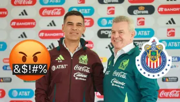 Foto: Fútbol total / Rafa Márquez y Javier Aguirre en la Selección