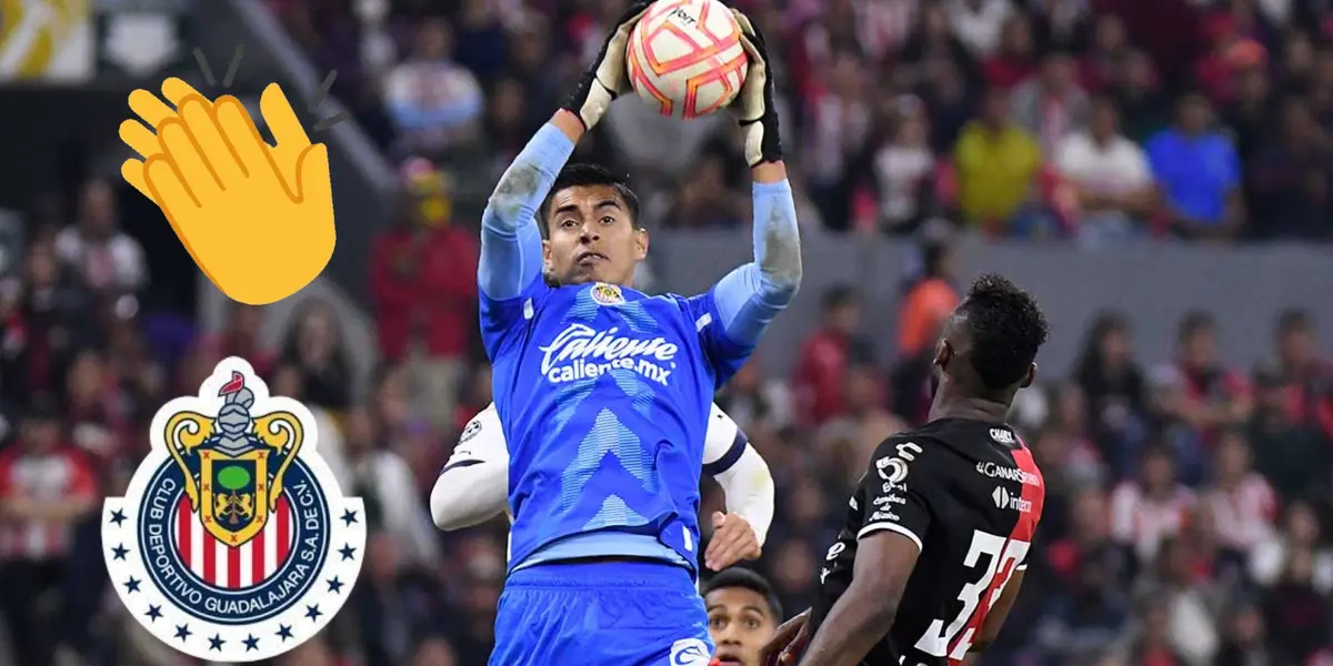 Foto: FútbolTotal / Raúl Rangel en acción con la camiseta de Chivas