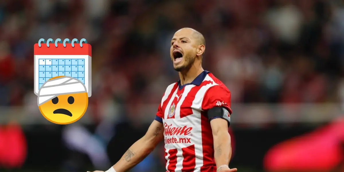 Foto: Olé / Chicharito Hernández defendiendo la camiseta de Chivas