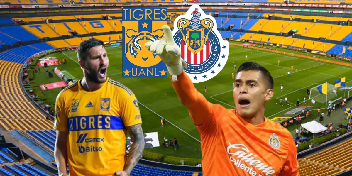 Foto: Raúl Rangel en Chivas ante Tigres