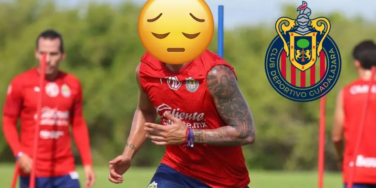 Foto: Récord / Omar Govea en Chivas de Guadalajara