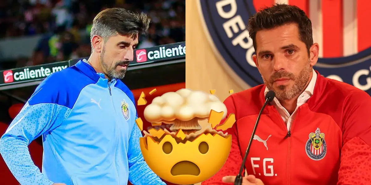 Foto: Sporting News / Veljko Paunovic y Fernando Gago en Chivas