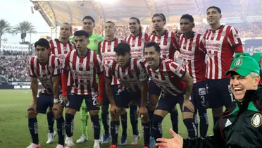 Foto: TV Azteca / La formación de Chivas vs Tigres 