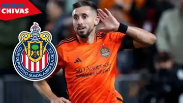 Héctor Herrera en Chivas (Fuente: MEXSPORT)