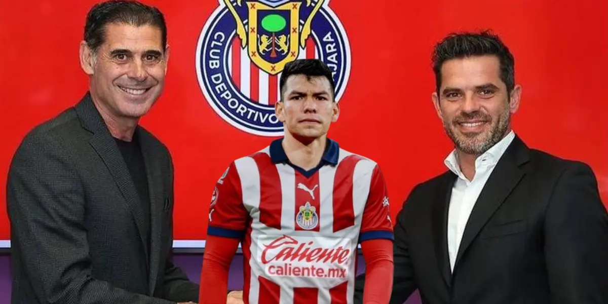 Hierro y Gago dándose la mano y el Chuky con la Chivas