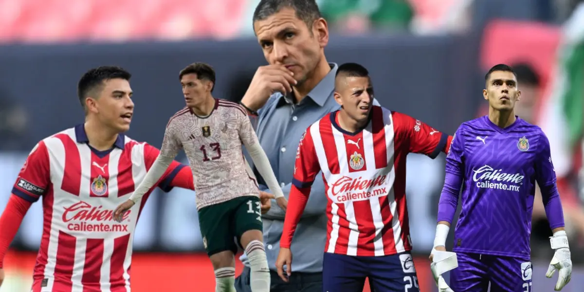 Jaime Lozano y seleccionados de Chivas