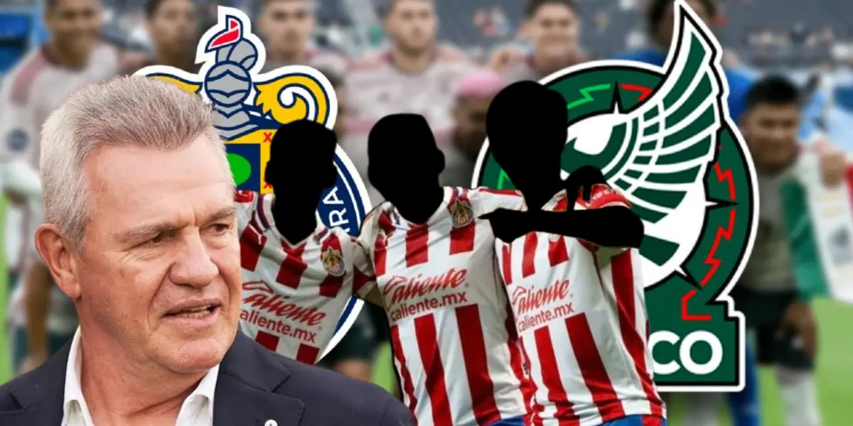 Javier Aguirre junto a futbolistas de Chivas / FOTO GOAL.COM