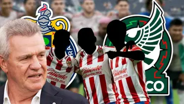 Javier Aguirre junto a futbolistas de Chivas / FOTO GOAL.COM