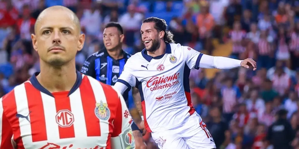 Javier Hernández junto al Querétaro vs Chivas / FOTO IMAGO