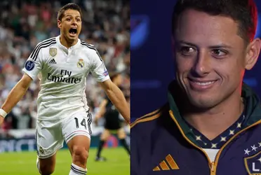 Javier Hernández se puso la camiseta del Real Madrid en su paso por España, hoy a esto se dedica el mexicano. 