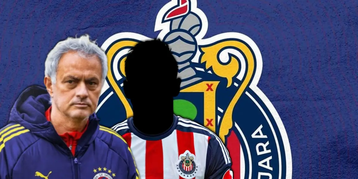 José Mourinho junto a futbolista incógnito de Chivas / FOTO LIGA MX