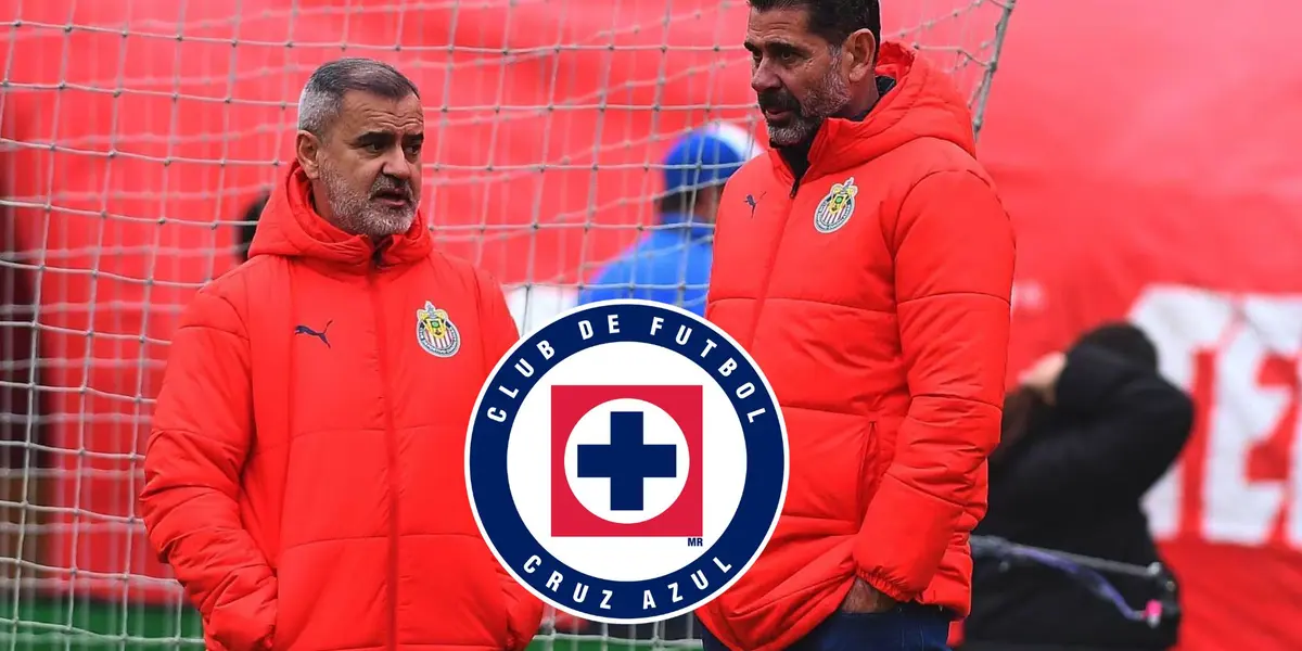 Juan Carlos Martínez Castrejo y Hierro y el escudo de Cruz Azul