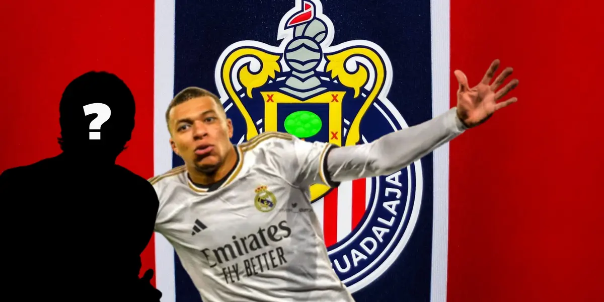 Jugador incógnito junto a Kylian Mbappé / FOTO X