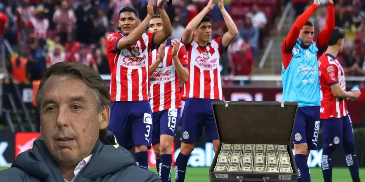 Jugadores de Chivas y Azcárraga 