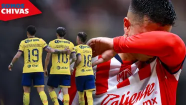 Jugadores del América y Chivas (Fuente: MEXSPORT)