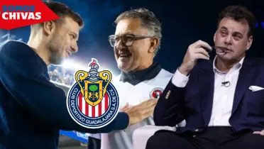 Martín Anselmi, Juan Carlos Osorio y David Faitelson