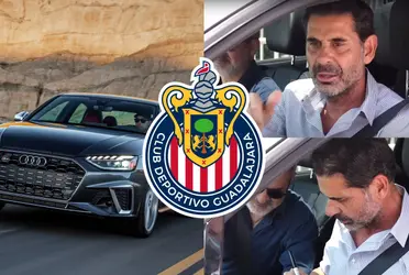 Mientras en España llegó a manejar autos de 1 millón, el auto que Fernando Hierro conduce en Chivas. 