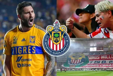 Mientras los jugadores de Chivas entonaban el himno mexicano, lo que hizo Gignac en la final en el Akron