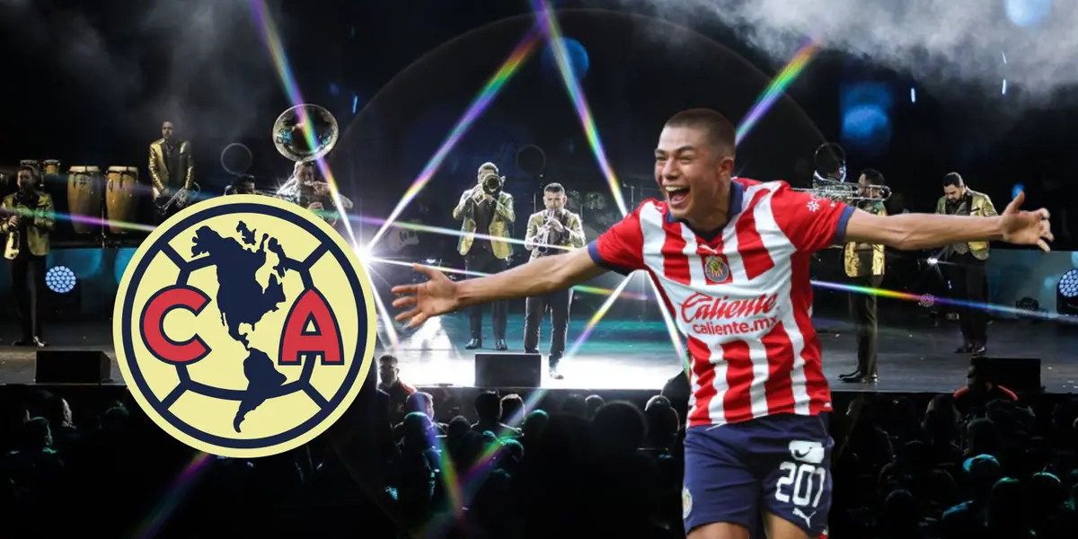 Mientras Yael Padilla la rompe en Chivas a sus 17 años, mientras que el jugador de América ahora se dedica a la cantera.  