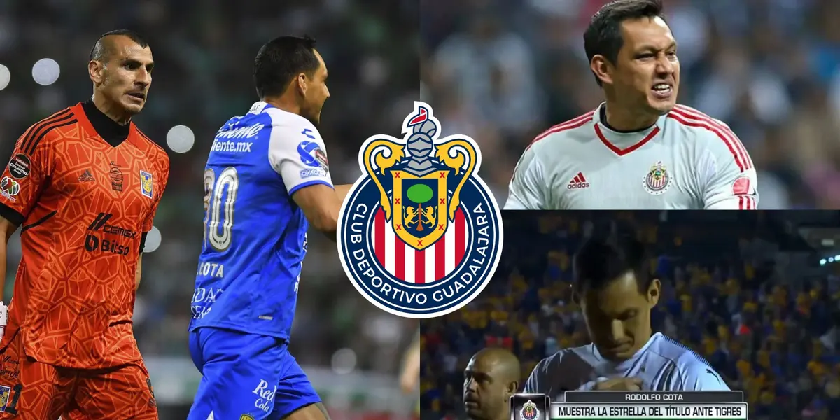 Nahuel Guzmán no se olvida de Chivas y Rodolfo Cota se lo volvió a recordar. 