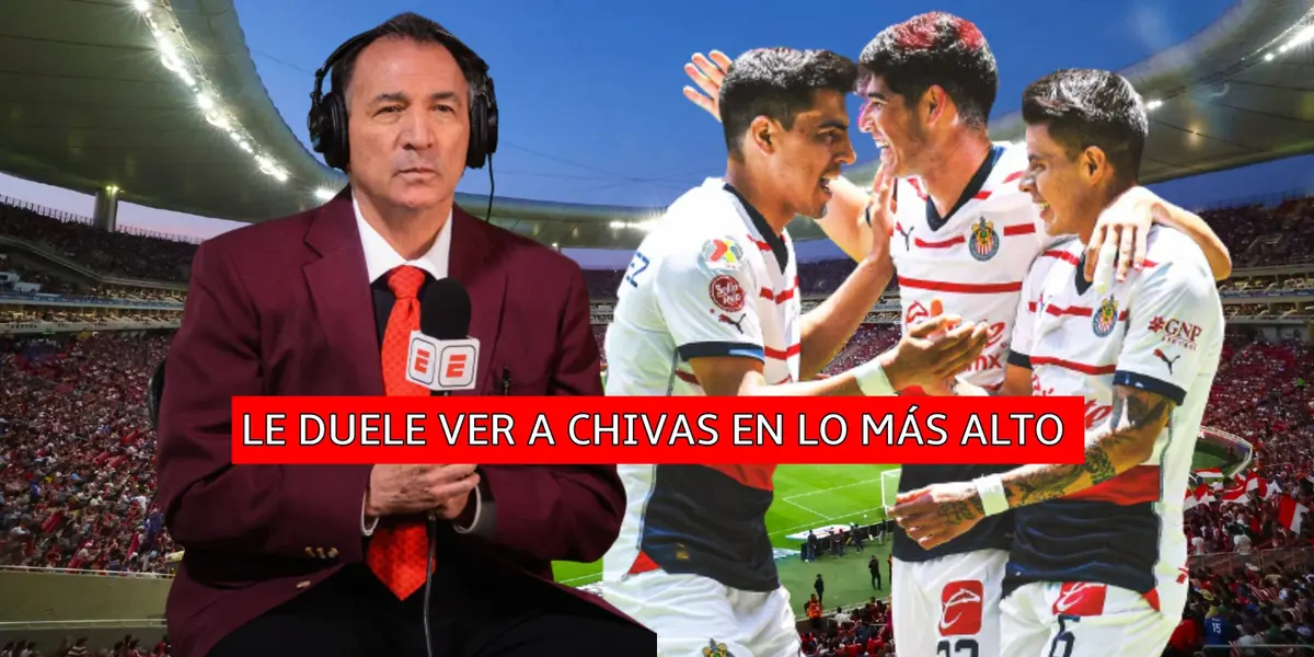 No soporta ver al Guadalajara en lo más alto y así se metió Mario Carrillo con el buen paso de Chivas. 