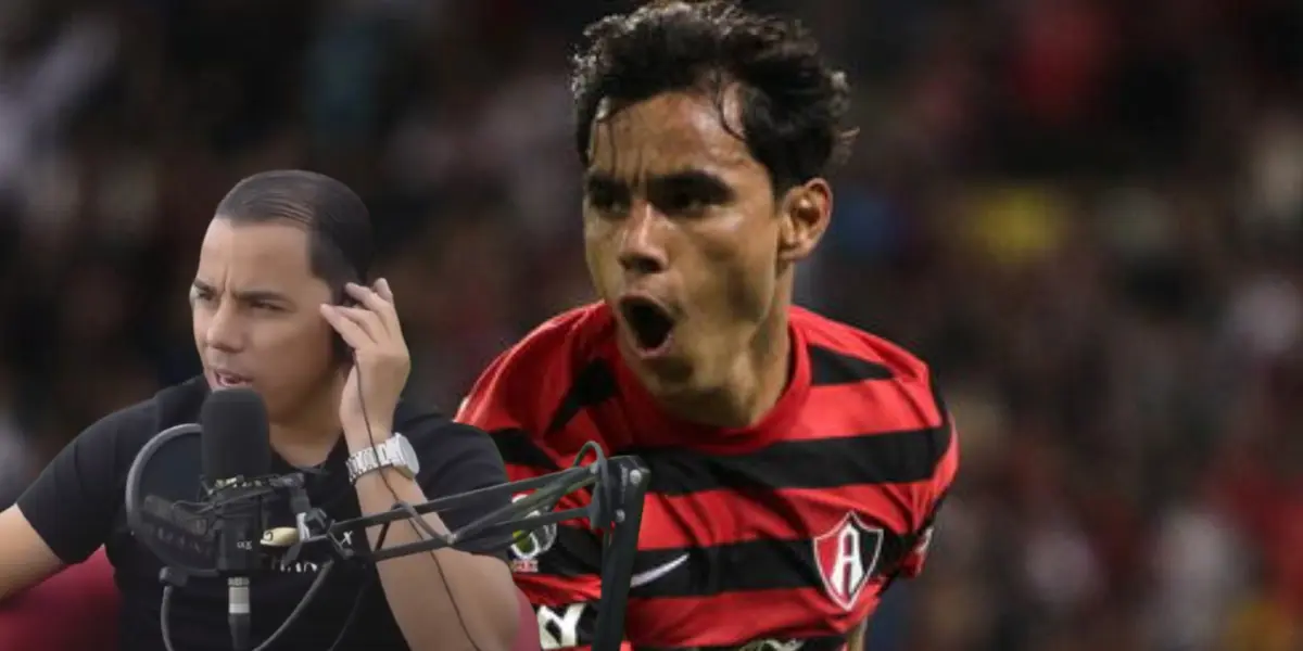 Omar Bravo con el jersey del Atlas / FOTO YOUTUBE