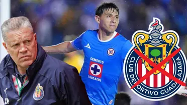 Peláez con Alexis con el escudo de Chivas/FOTO: ESPN