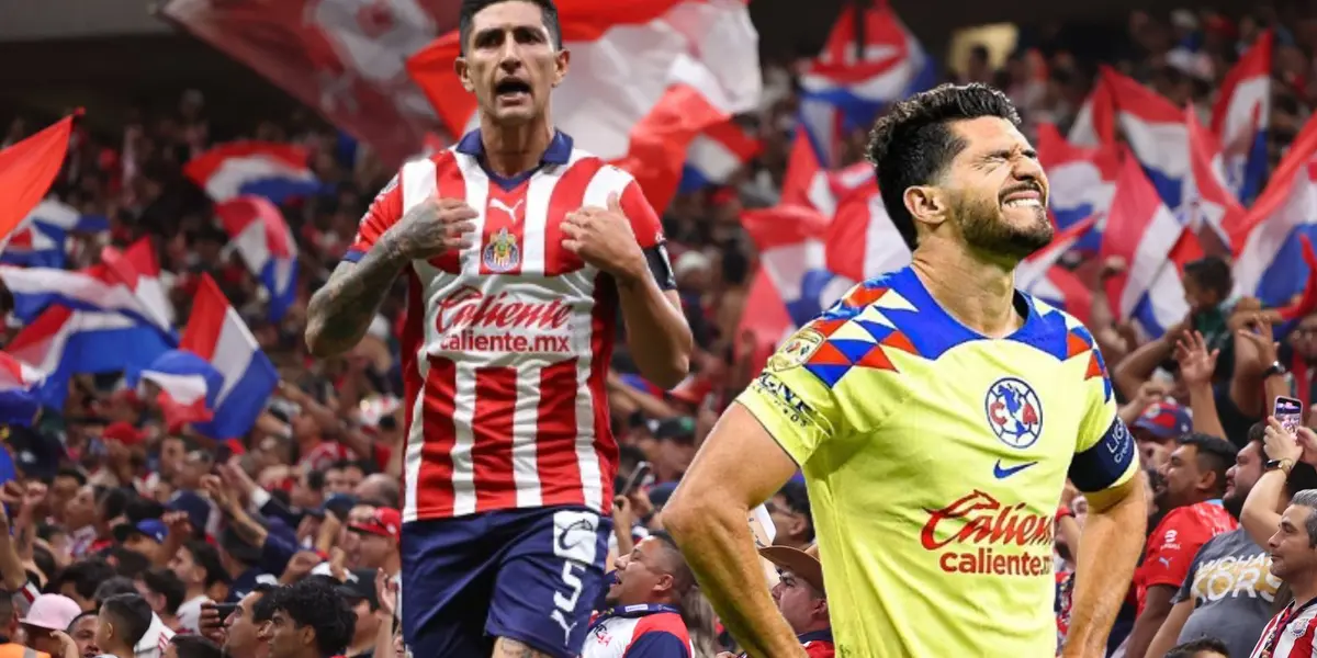 Pocho y Henry frente a la afición de Chivas