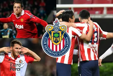 Santiago Giménez empató el récord de goles de Javier Hernández en Europa, una joya de Chivas podría emularlos en el futuro. 