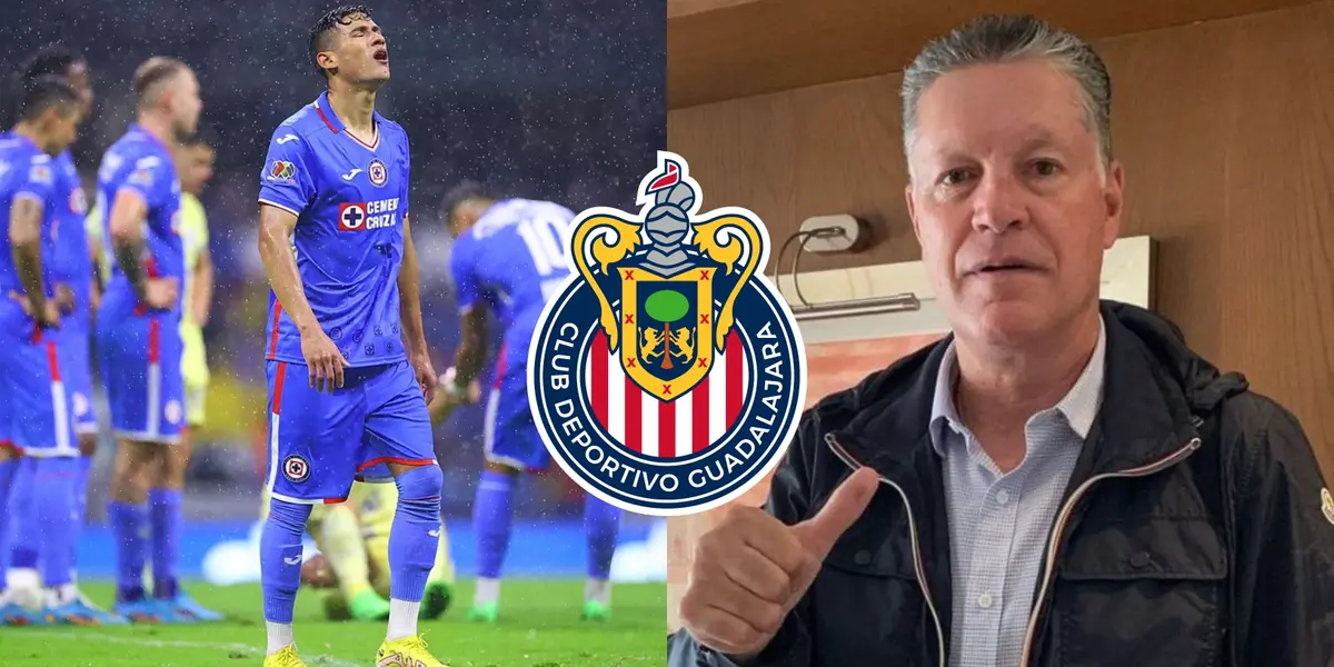 Tras recibir una humillante goleada frente a los wilos, dejaría al Cruz Azul para volver a Chivas.