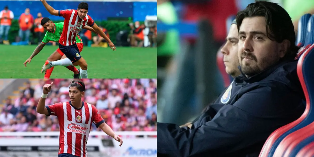 Tras varios partidos, Ángel Zaldívar volvió a ser titular en Chivas.