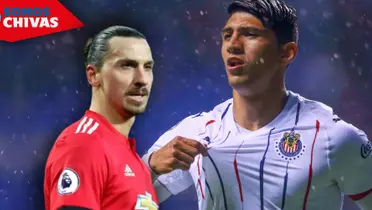 Zlatan Ibrahimovic en Manchester United y Alan Pulido en Chivas (Fuente: TyC Sports / MEXSPORT)